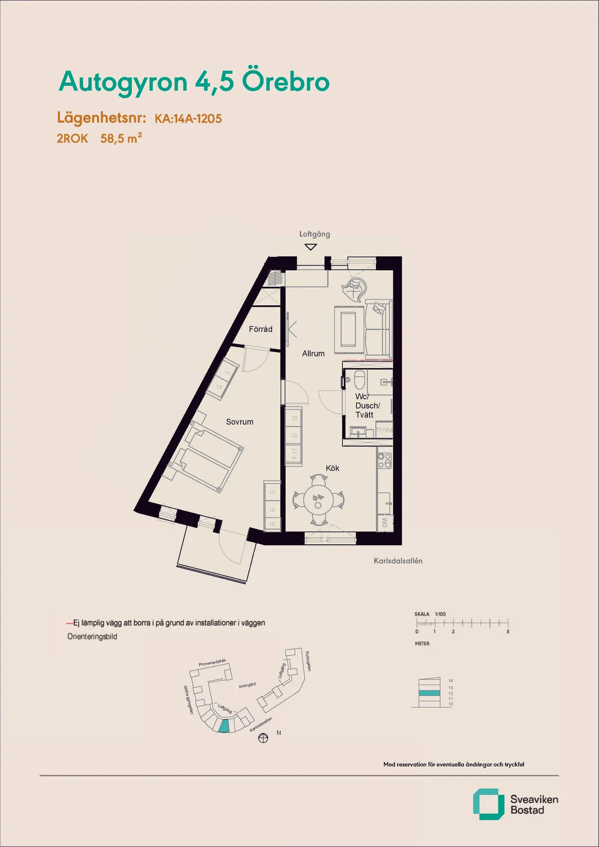 Hyreslägenhet på Örebro i orebro