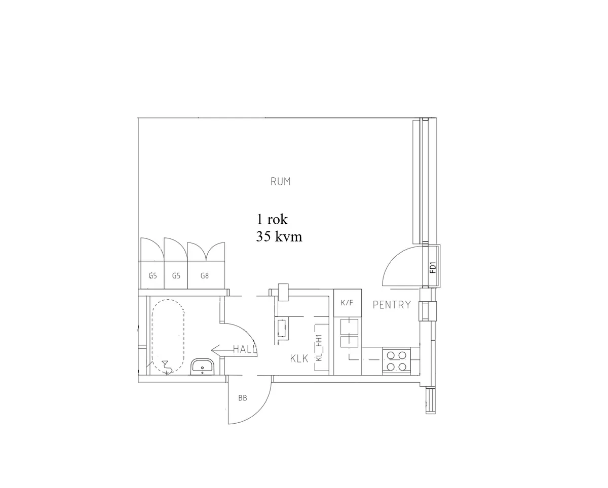 Hyreslägenhet på Sigtuna i sigtuna