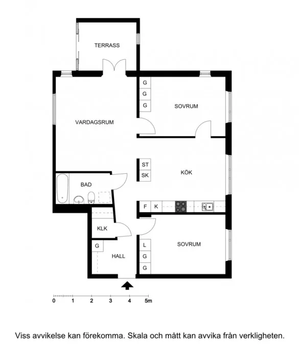 Hyreslägenhet på Växjö i vaxjo