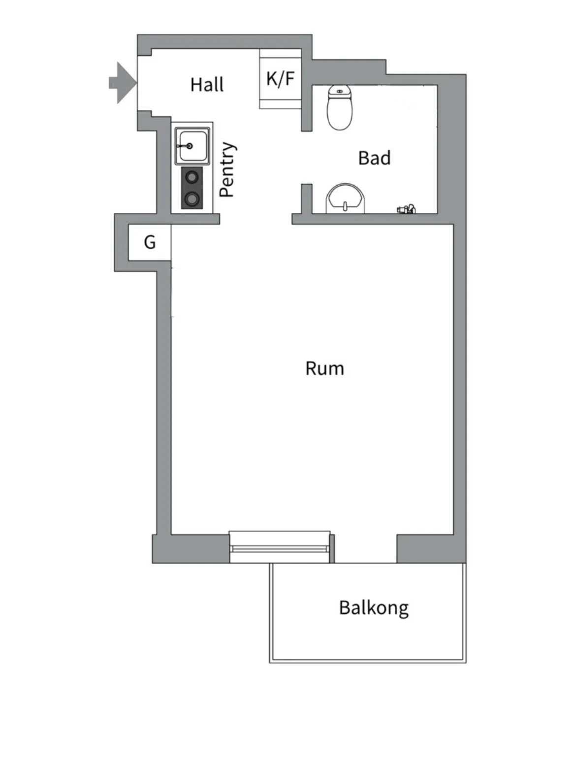 Hyreslägenhet på Uppsala i uppsala