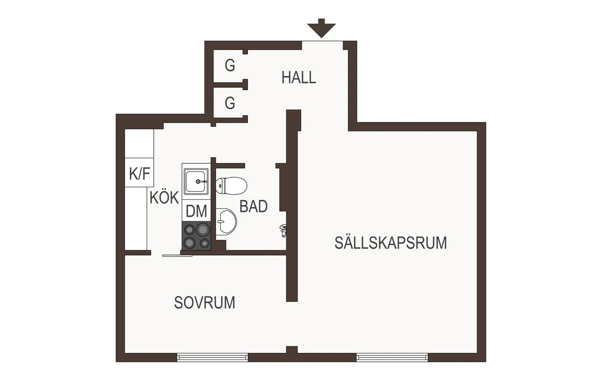 Hyreslägenhet på Stockholm i stockholm