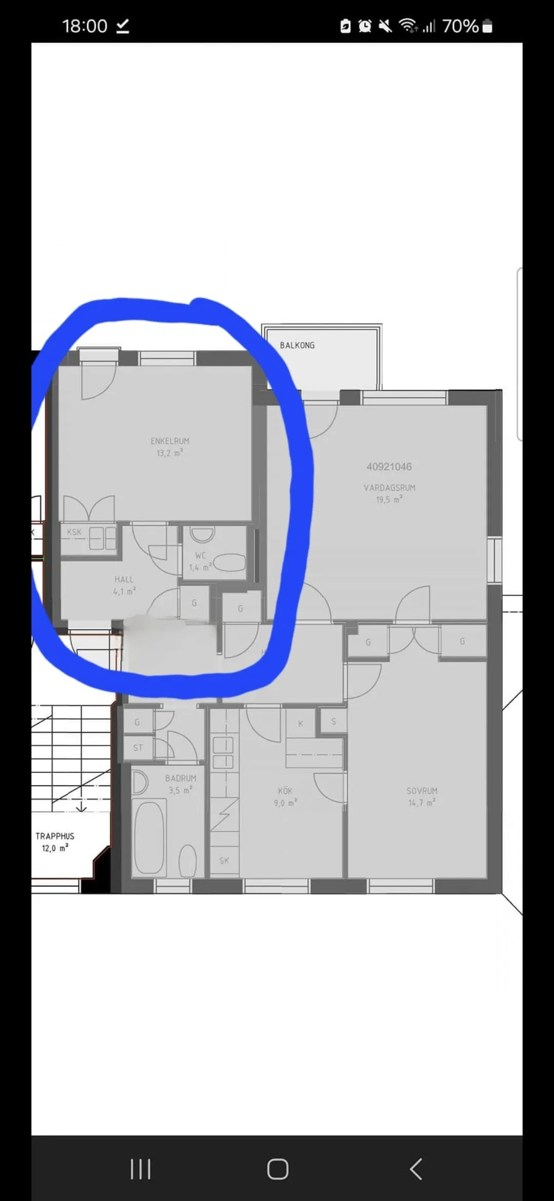 Hyreslägenhet på Bandhagen i bandhagen