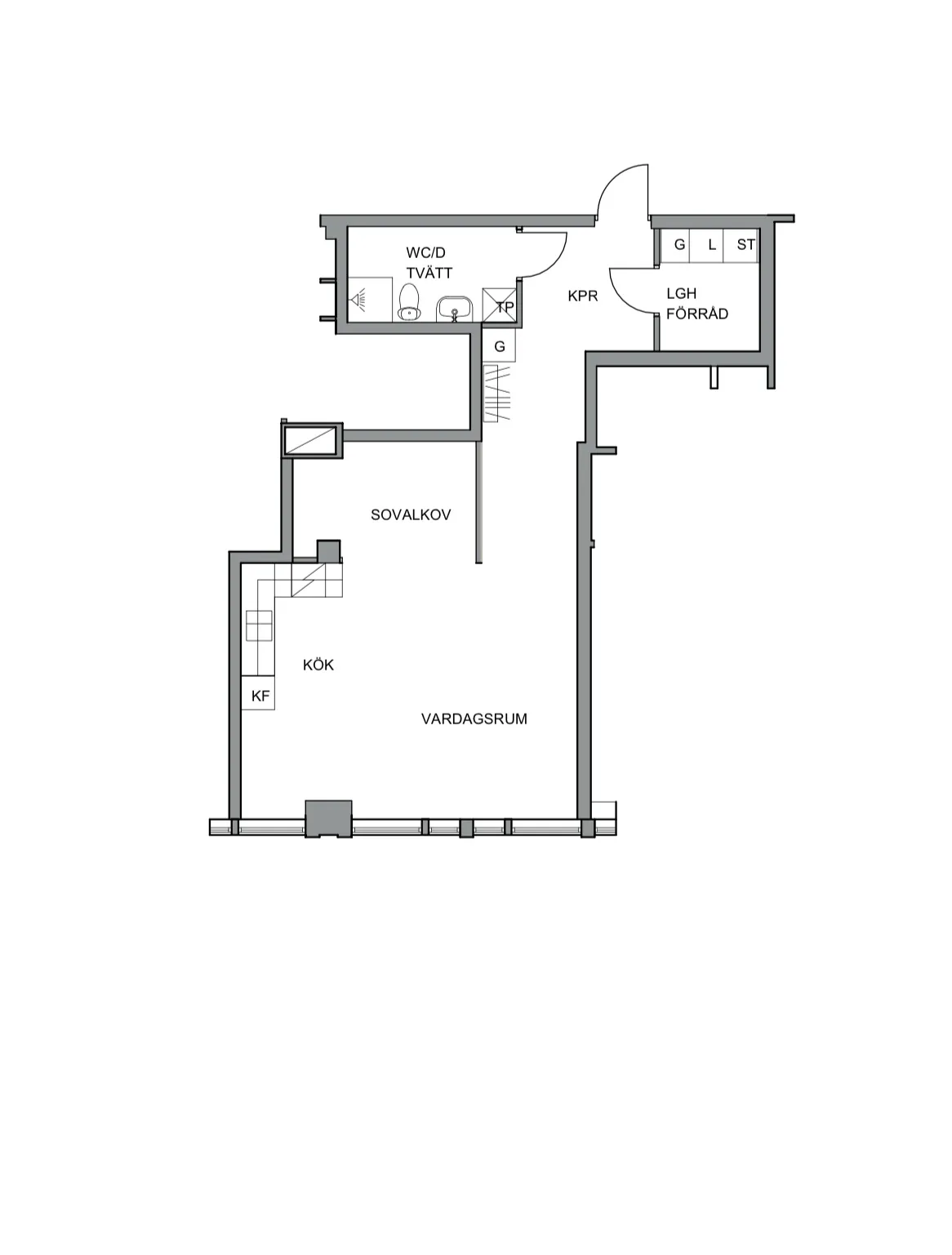 Hyreslägenhet på Borås i boras