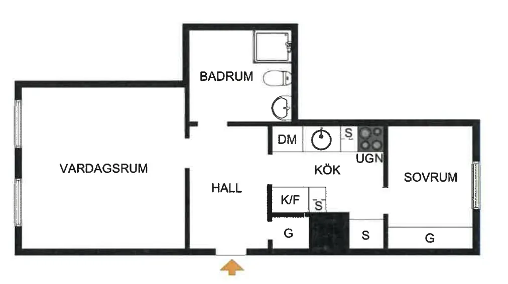 Hyreslägenhet på Stockholm i stockholm