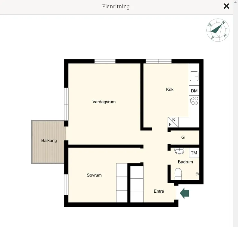 Hyreslägenhet på Solna i solna