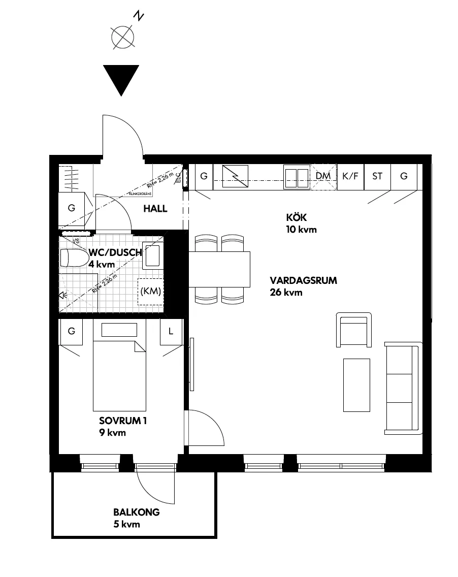 Hyreslägenhet på Stockholm i stockholm